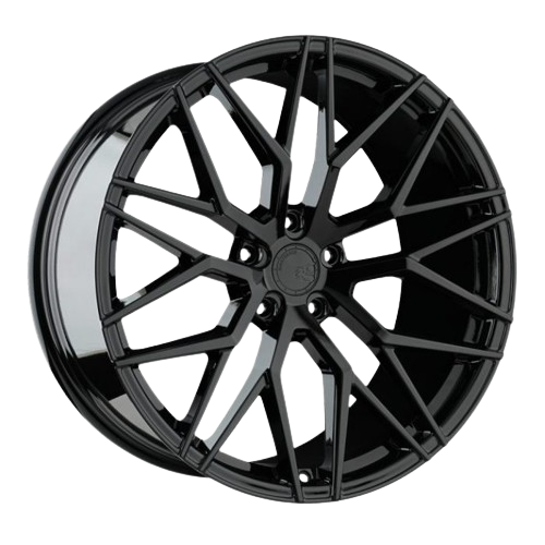 Stylish alloy wheels installed on an affordable car to enhance luxury look
