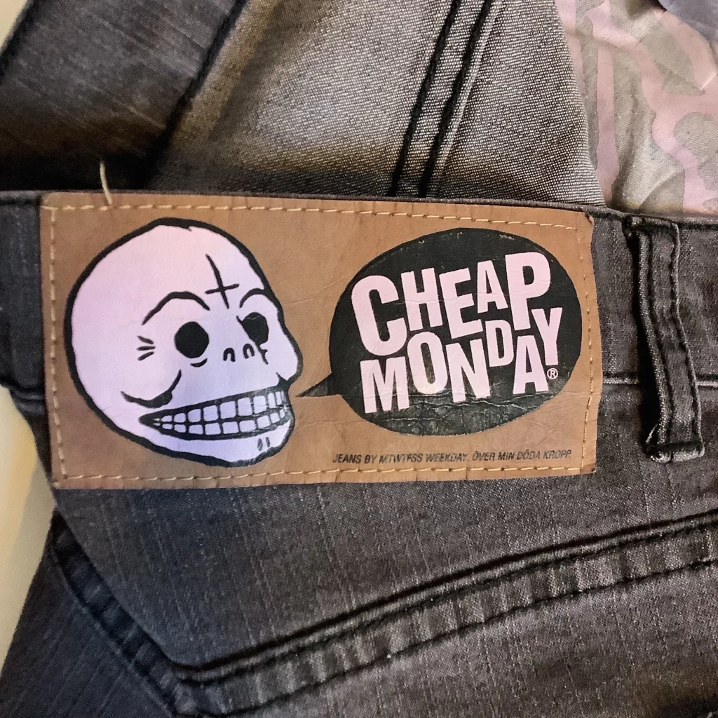 Cheap Monday clothing logo label