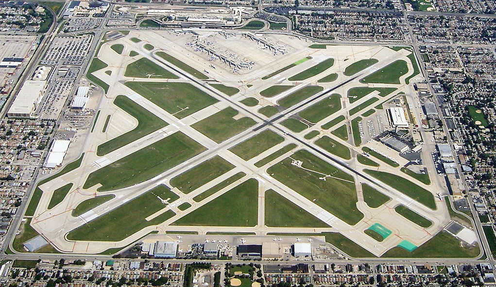 Chicago Midway Airport terminal entrance