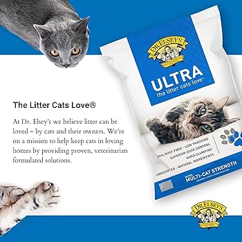 Dr. Elsey’s Ultra cat litter packaging