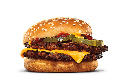 Flame grilled burger patty close up