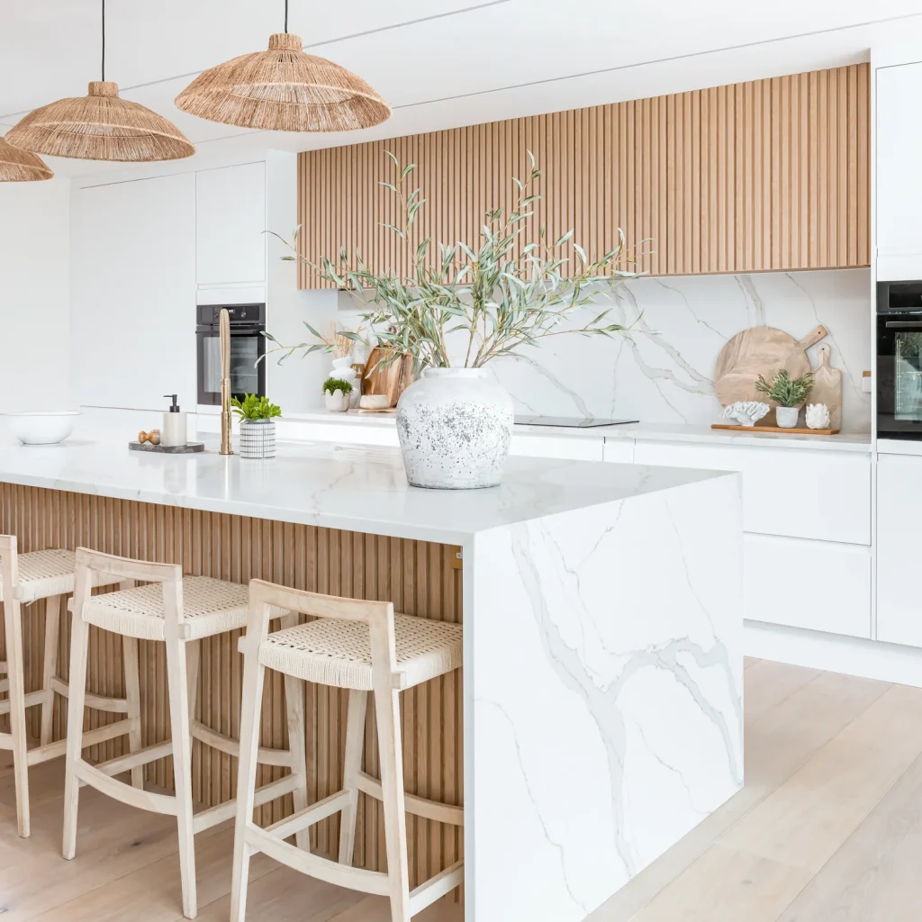 4x8 panels on kitchen accent walls