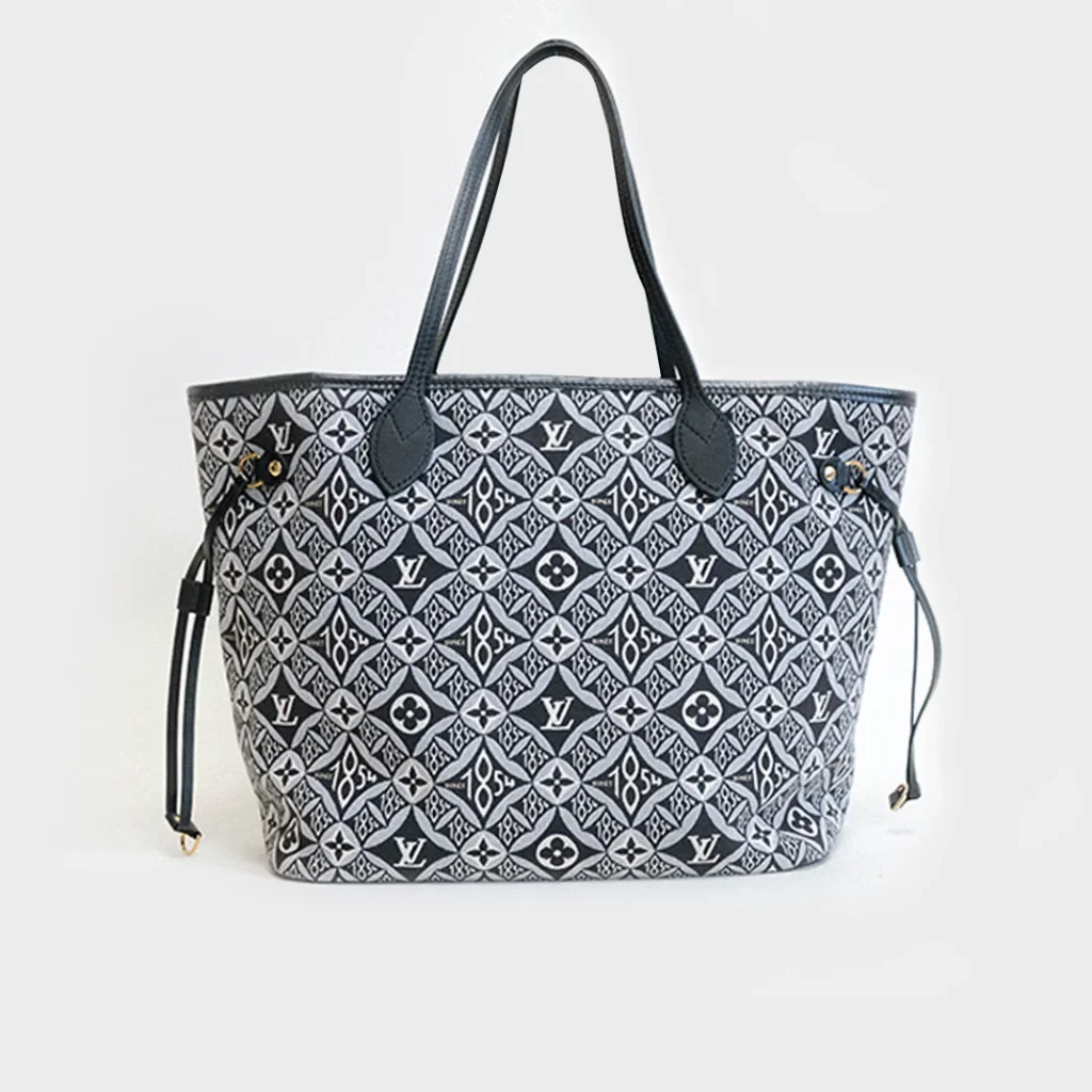 Affordable vintage designer handbags on display