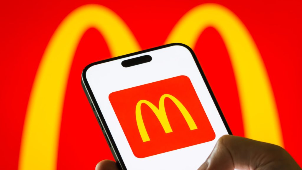 McDonald's mobile app deal screen