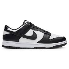 Nike Dunk Low Panda side profile on clean background