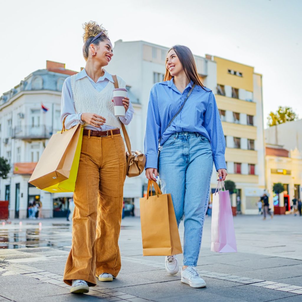 Person shopping online for affordable items