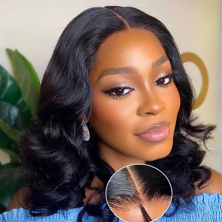 Pre-plucked lace front wig hairline