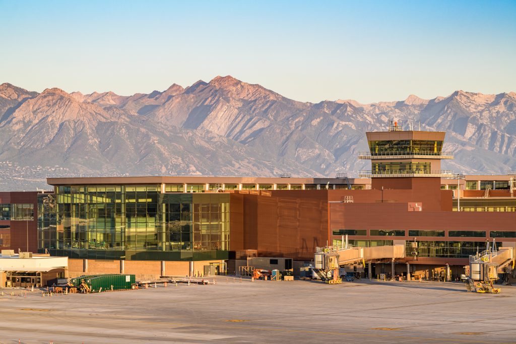 Salt Lake City International Airport terminal exterior