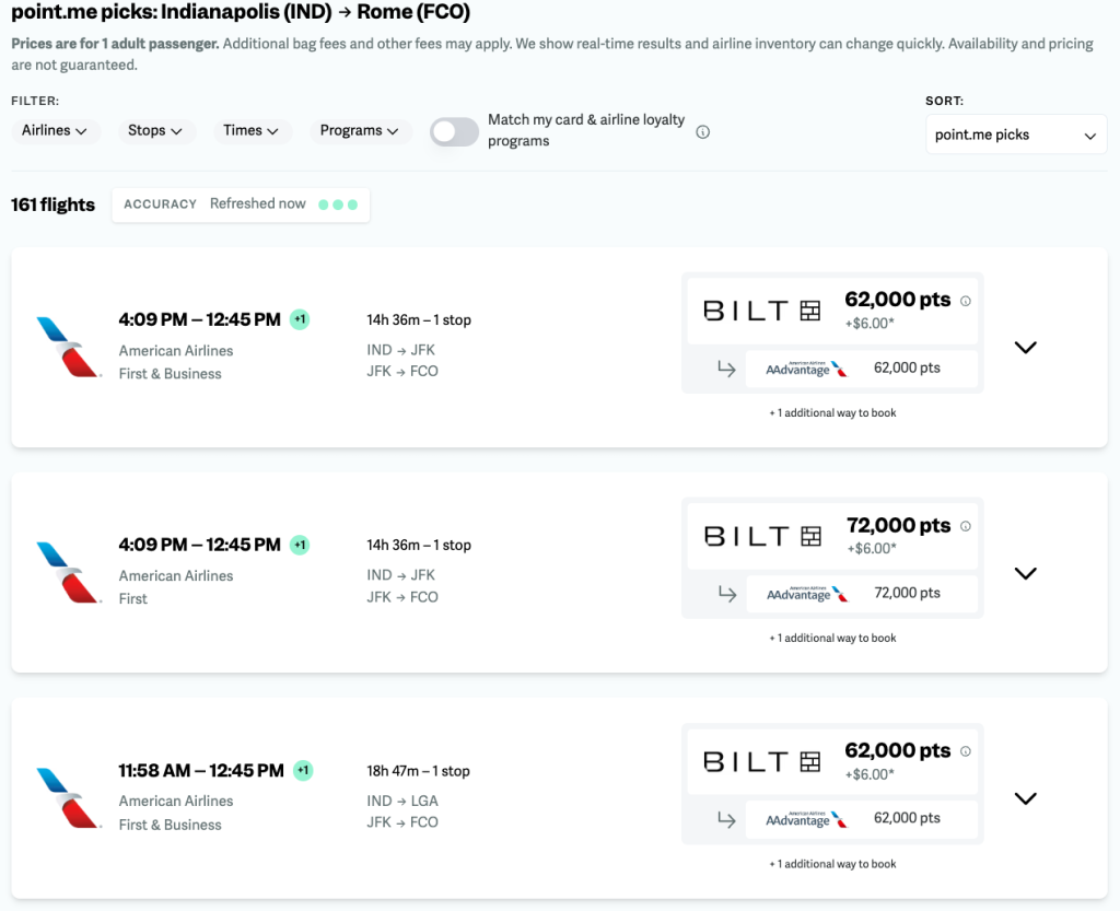 Traveler booking flight using airline miles