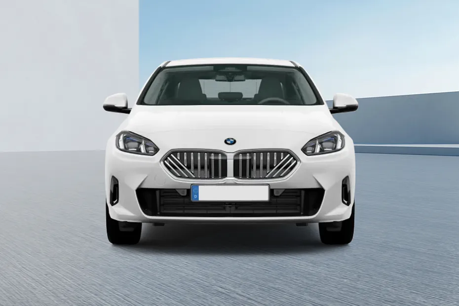 BMW 2 Series base model exterior front view in white