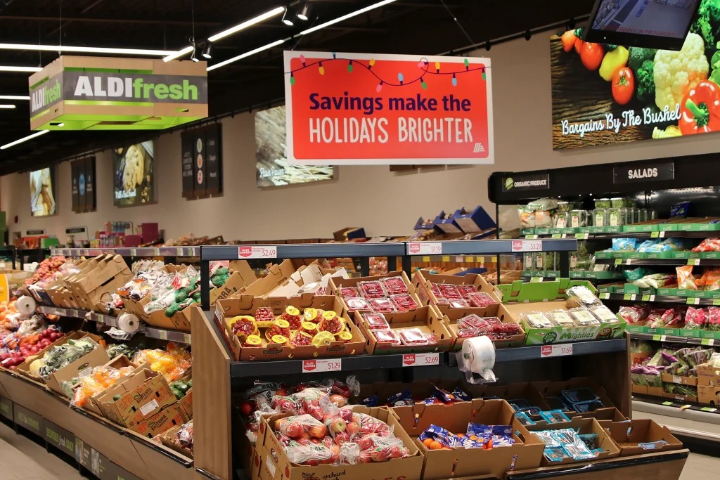 budget grocery shopping in the US