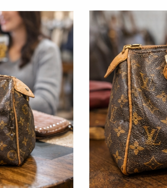 vintage louis vuitton bag showing leather patina. (cheap louis vuitton handbags under $100)