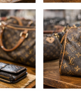 louis vuitton stitching and hardware authentication closeup