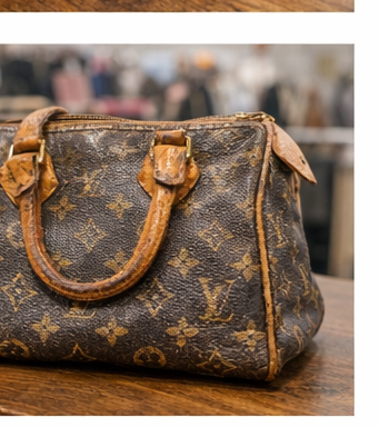finding louis vuitton bag in thrift store
