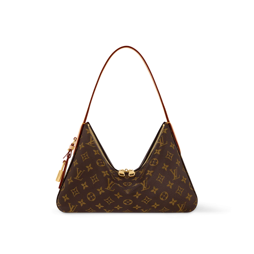 Designer handbags displayed in a resale boutique