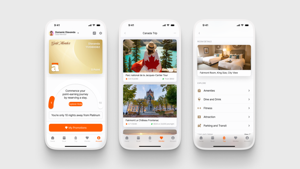 mobile app showing cheap hotel booking