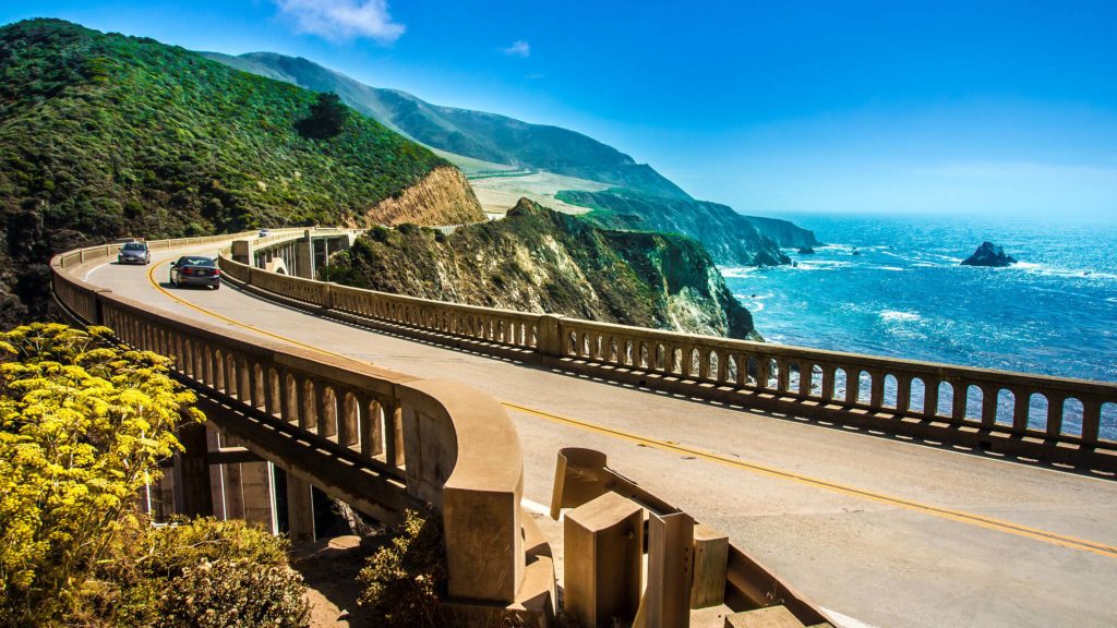 Scenic drive offering a cheap day trip experience in the US