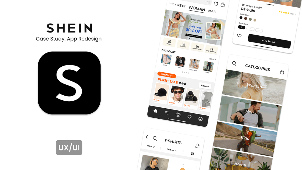 SHEIN online fashion store showing large volume of affordable clothing options