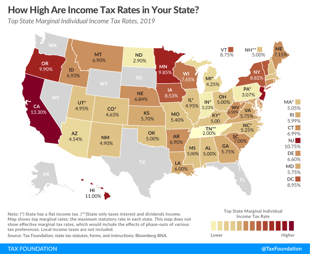 state income tax impact on cost of living