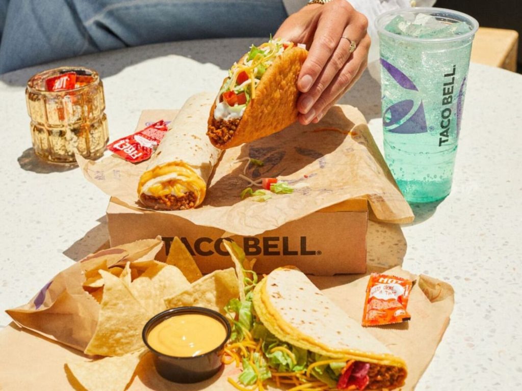 Affordable Taco Bell meals from the value menu in the US
