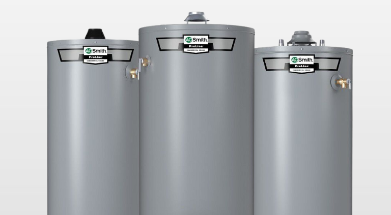 AO Smith 40 gallon residential gas water heater tank