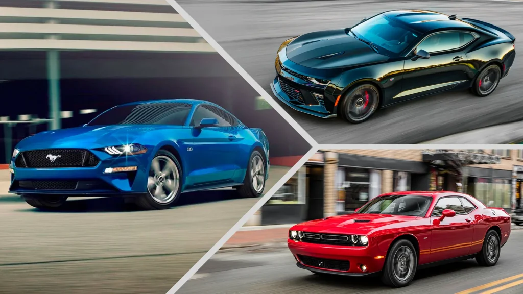 Affordable V8 muscle cars and sedans under $10000 in the United States