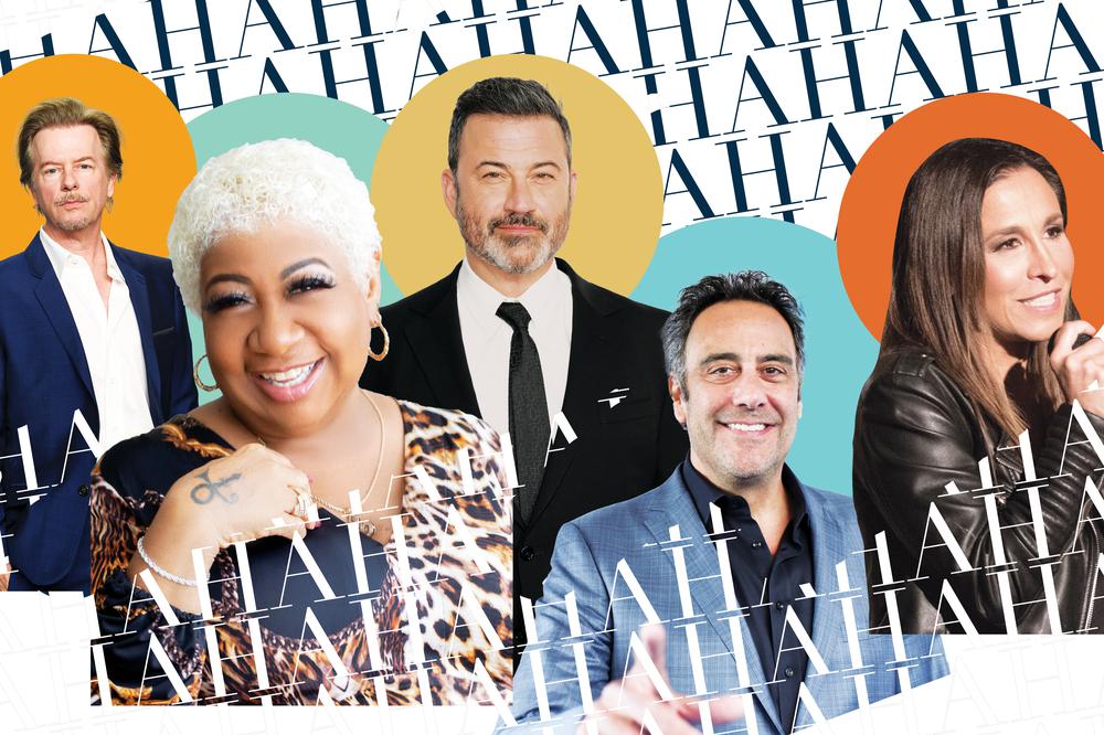 Audience laughing during an affordable comedy show in Las Vegas