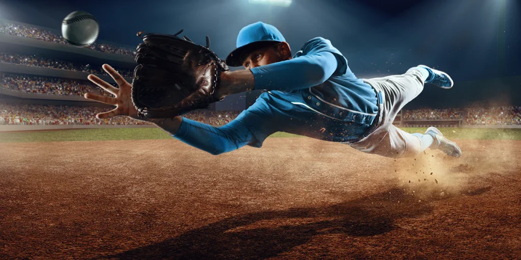 Baseball caught inside glove pocket. (Cheap Baseball Gloves)