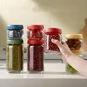 Cheap Charlies jars lined up with visible prices and package sizes for easy comparison