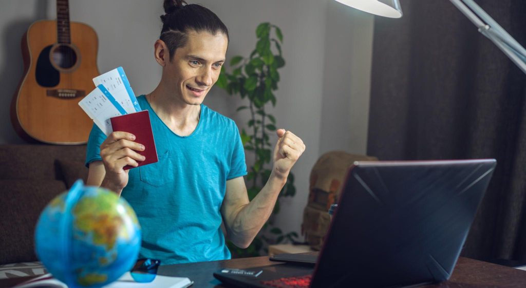 “Cheap flight deal example showing savings from $420 to $180 round trip”