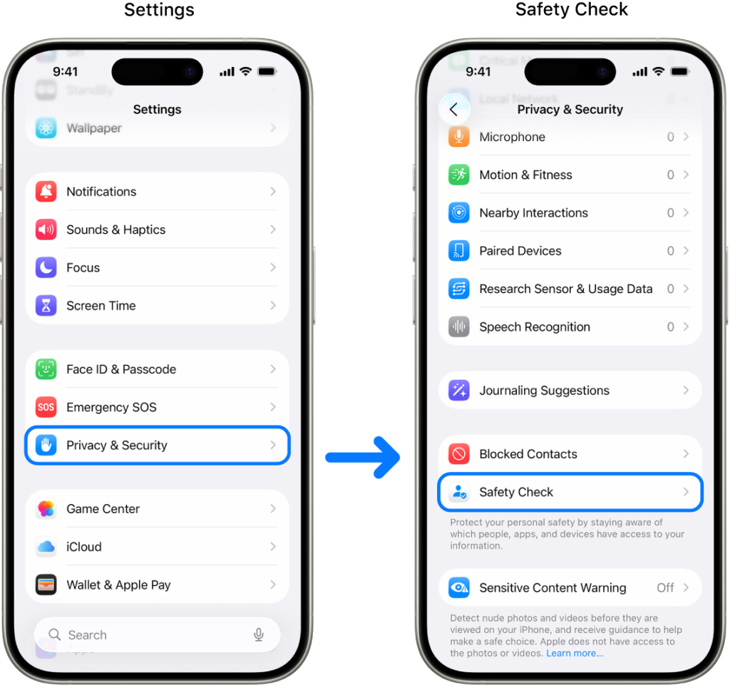 Checking used iPhone details before purchasing
