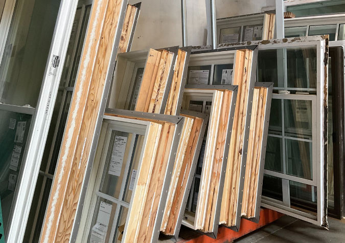 Habitat for Humanity ReStore selling discounted exterior doors and building materials