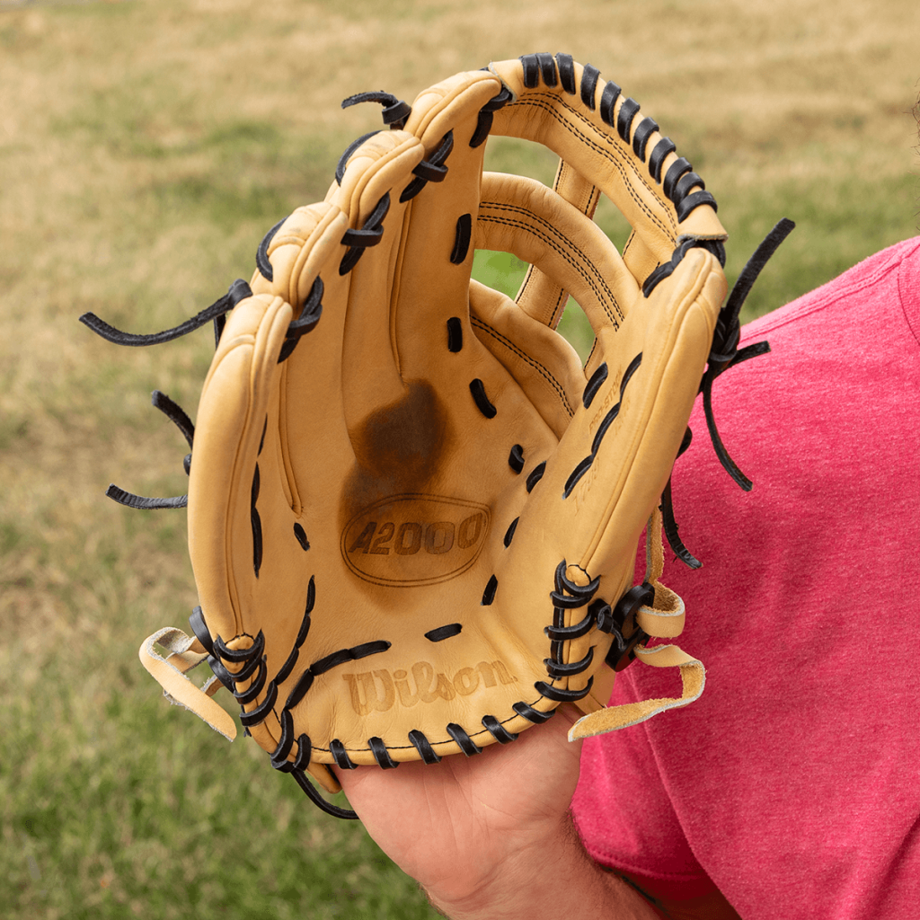 New stiff baseball glove not broken in