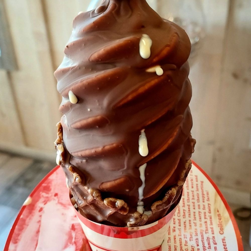 Visitors enjoying ice cream and sweet treats in Pigeon Forge