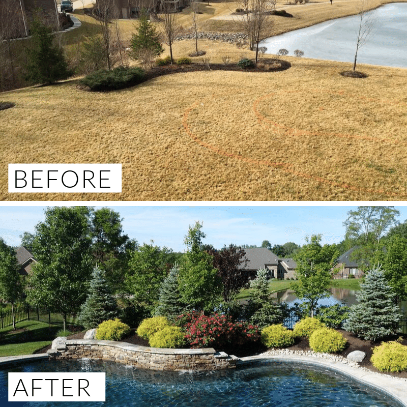 cheap above ground pool landscaping backyard makeover idea