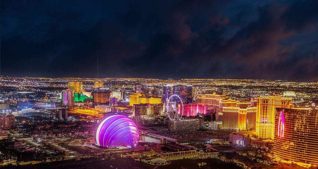 las vegas strip skyline budget spring break city trip
