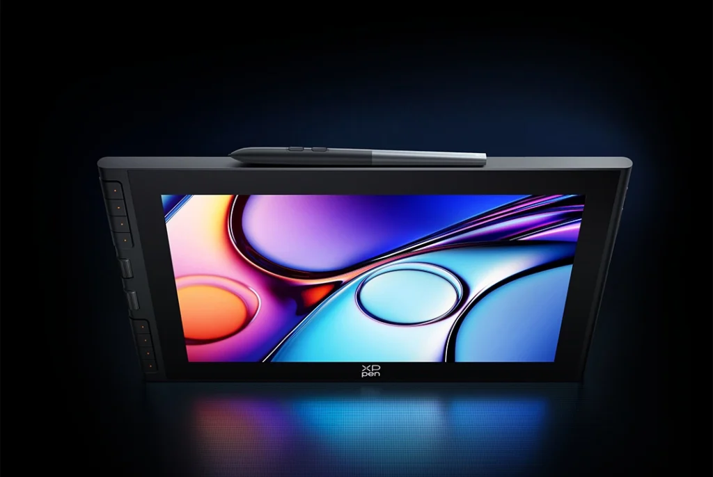 XP-Pen Artist 12 3rd Gen cheap drawing tablet with screen showing vibrant digital art 2026